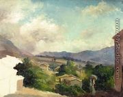 Mountain Landscape at Saint Thomas, Antilles (unfinished) - Camille Pissarro