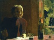 Madame Vuillard at Table - Edouard  (Jean-Edouard) Vuillard