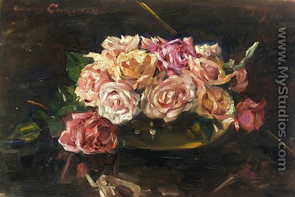 Roses I - Lovis (Franz Heinrich Louis) Corinth