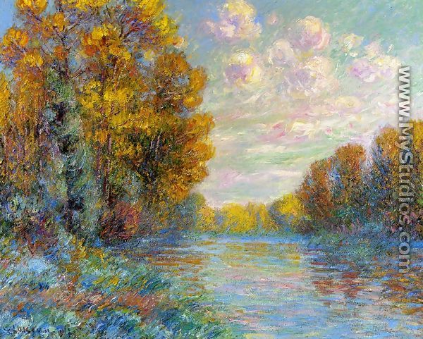 The River in Autumn - Gustave Loiseau