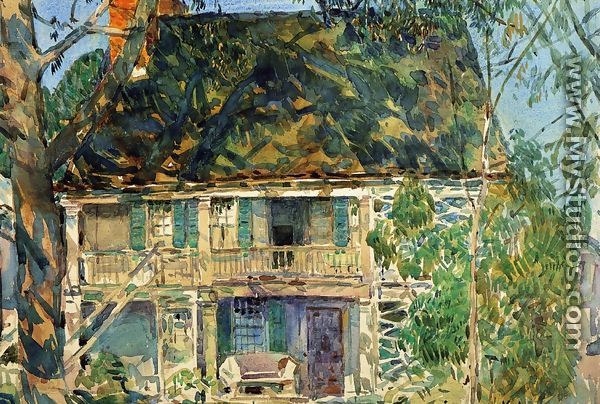 The Brush House - Frederick Childe Hassam