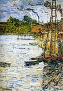The Mill Pond - Frederick Childe Hassam