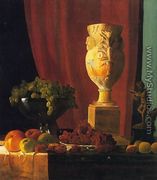 Fruit, Vase and Statuette - John Frederick Peto