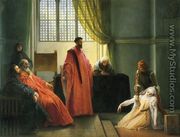 Valenza Gradenigo before the Inquisitor - Francesco Paolo Hayez