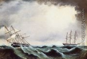Two Clipper Ships - James E. Buttersworth