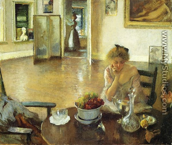 The Breakfast Room - Edmund Charles Tarbell