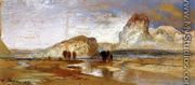 First Sketch Made in the West at Green River, Wyoming - Thomas Moran