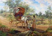 At the Watering Trough - Edward Lamson Henry