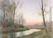 Evening Along the River - Henry Farrer