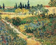 Garden with Flowers - Vincent Van Gogh
