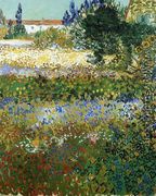 Garden with Flowers I - Vincent Van Gogh