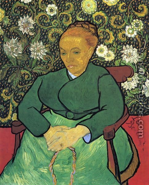 La Berceuse, Portrait of Madame Roulin - Vincent Van Gogh