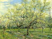 Orchard with Blossoming Plum Trees - Vincent Van Gogh