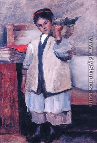 The Little Angel - Jean-Baptiste-Camille Corot