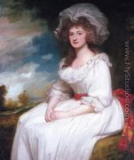 Portrait of Anne Rodbard, Mrs. Blackburn - George Romney