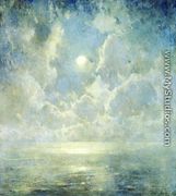 Moonlight on the Kattegat - Emil Carlsen
