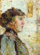 Portrait of a Woman in Profile - Edouard  (Jean-Edouard) Vuillard