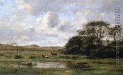 A Landscape with Cows - Pierre-Emmanuel Damoye