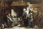 A Party for Grandfather - Jules (Adolphe Aime Louis) Breton