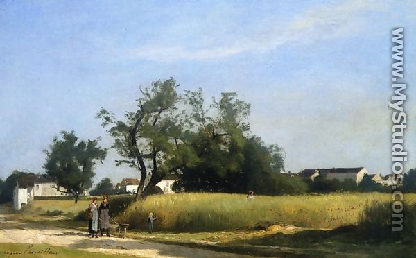 A Walk in the Countryside - Eugene-Antoine-Samuel Lavielle