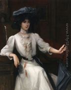 Portrait of a Woman - Julius LeBlanc Stewart