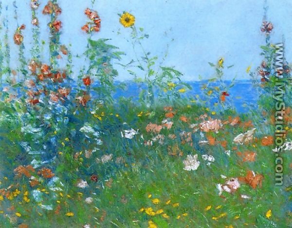 Poppies, Isles of Shoals - Frederick Childe Hassam