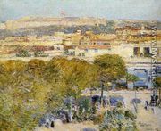 Place Centrale and fort Cabanas, Havana - Frederick Childe Hassam