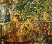 Summer Porch at Mr. and Mrs. C.E.S. Wood's - Frederick Childe Hassam