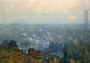 Mount Hood and the Valley of the Willamette - Frederick Childe Hassam