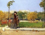 In the Park, Paris - Frederick Childe Hassam