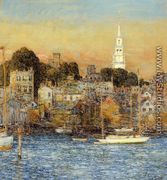 Newport, October Sundown - Frederick Childe Hassam