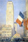 The New York Bouquet, West Forty-Second Street - Frederick Childe Hassam