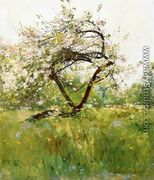 Peach Blossoms - Villiers-le-Bel - Frederick Childe Hassam