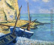 Boats at Etretat - Theodore Butler