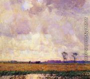 Plowing along the Canal - William Langson  Lathrop