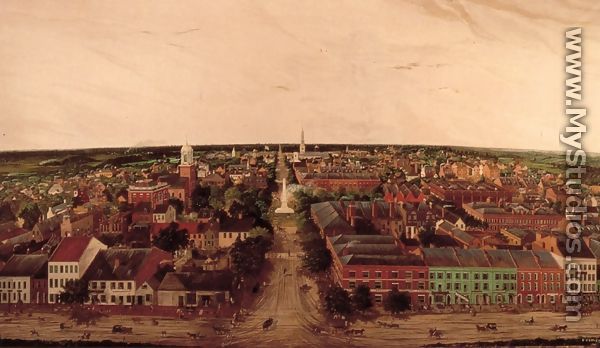 View of Savannah - Joseph Louis  Firman  Cerveau