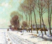 Snow Clad Fields in Morning Light - George Symons