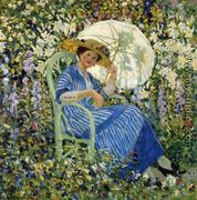 In the Garden, Giverny - Frederick Carl Frieseke