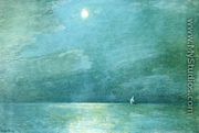 Moonlight on the Sound - Frederick Childe Hassam