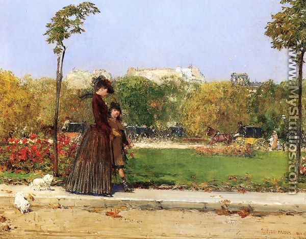 In the Park, Paris - William Merritt Chase
