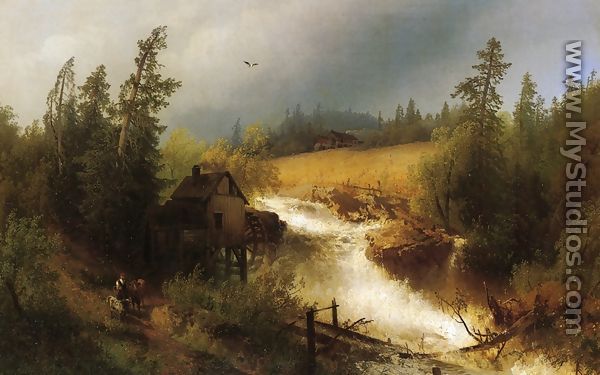 The Old Watermill - Herman Herzog