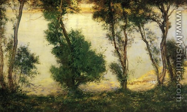 Piscatagua River from the Tabell Home - Edmund Charles Tarbell