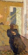 Seated Woman Dressed in Black - Edouard  (Jean-Edouard) Vuillard