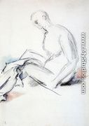 Seated Nude - Paul Cezanne