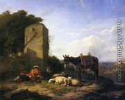 Shepherd's Rest - Eugène Verboeckhoven