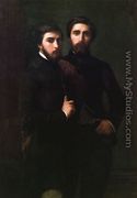 Double Portrait of the d'Assy Brothers - Jean Hippolyte Flandrin