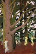Dancing around the Large Trees at Perros - Maurice Denis