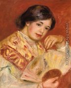 Woman with a Fan II - Pierre Auguste Renoir