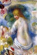 Woman's Nude Torso - Pierre Auguste Renoir