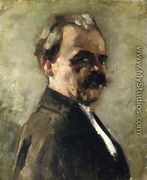 Self Portrait with Spread Fingers - Lesser Ury